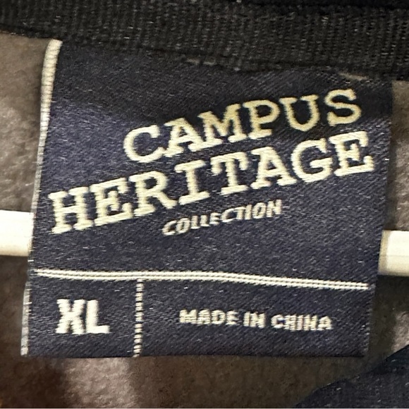 Men’s Campus Heritage Virginia Cavaliers Gray and Blue Full Zip Jacket Size XL - Picture 3 of 6